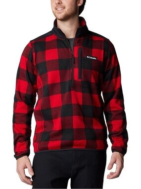 Columbia Sweater Weather II Printed 1/2-Zip Fleece size Medium